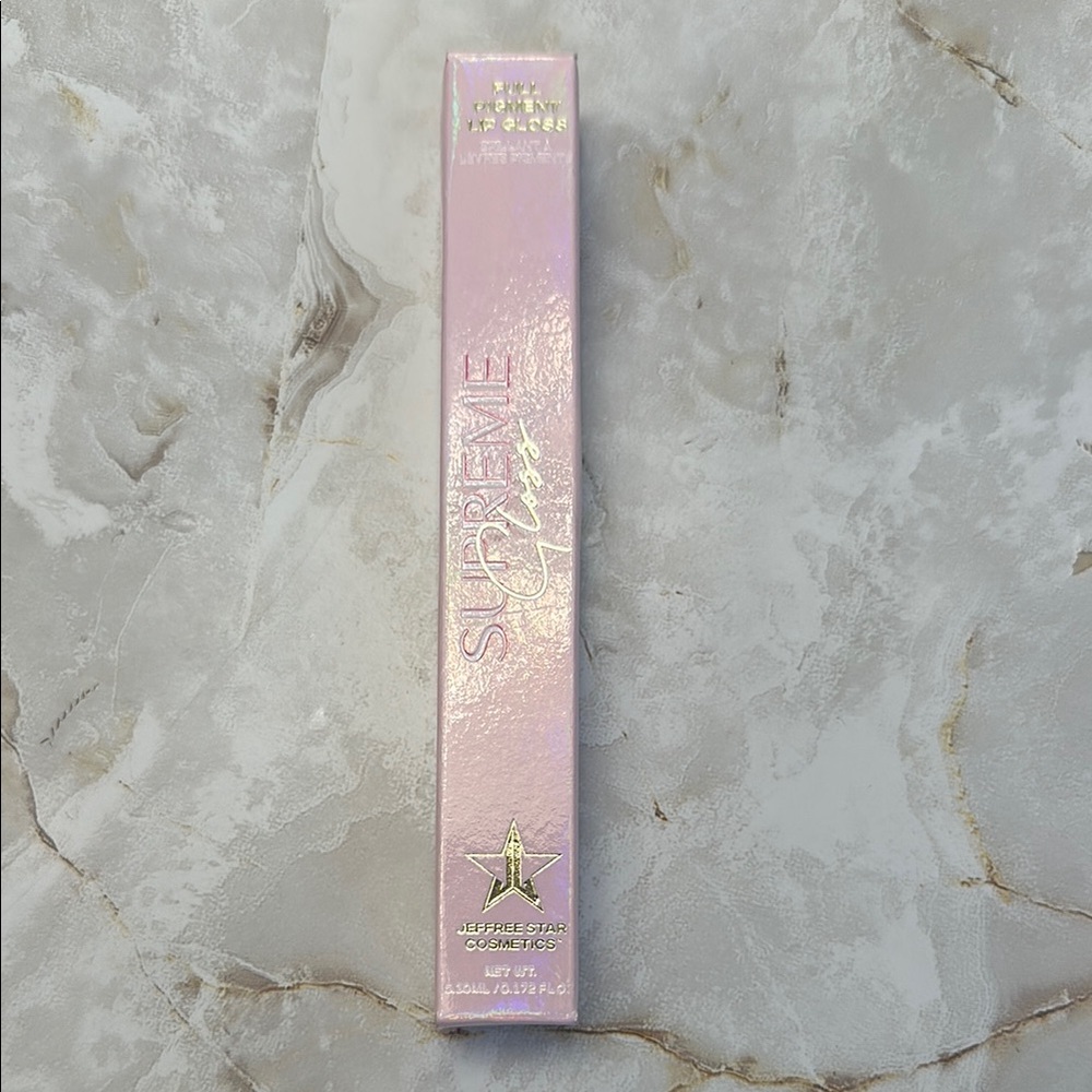 Jeffree Star Cosmetics Supreme‎ Gloss Celestial Liquid Lipstick Red Gold